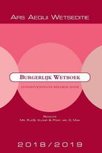 Burgerlijk Wetboek 2018/2019 / Ars Aequi Wetseditie, Boeken, Verzenden, Gelezen