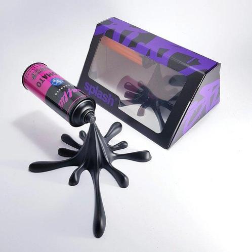 2FAST - Black/Pink Graffiti Soup Splash Can Sculpture, Antiek en Kunst, Kunst | Schilderijen | Modern