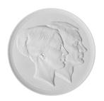 Royal Copenhagen - Dos Placas biscuit - Plaque - Biscuit, Antiek en Kunst