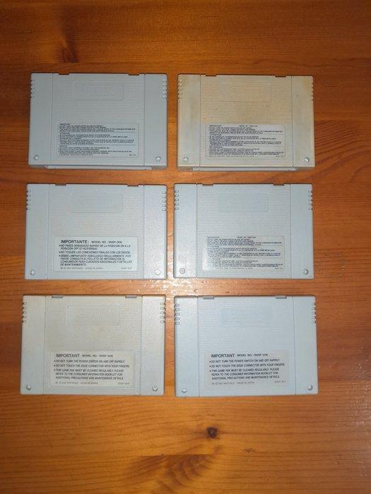 Nintendo - Snes - Lot of 6 Original PAL Super Nintendo SNES, Games en Spelcomputers, Spelcomputers | Overige Accessoires