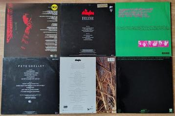 Pete Shelley, The Stranglers, Shriekback - 6 x LP albums - beschikbaar voor biedingen