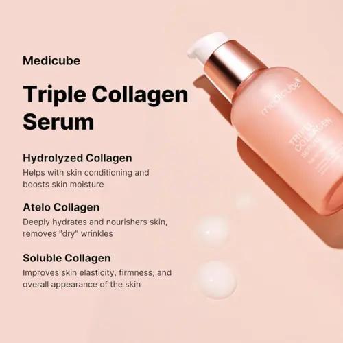 Medicube Triple Collagen Serum 4.0, Handtassen en Accessoires, Uiterlijk | Haarverzorging, Gel, Wax, Haarlak of Mousse, Nieuw