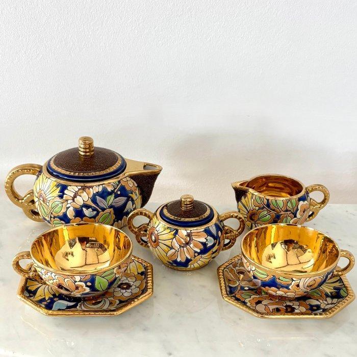 Boch La Louvière - Raymond Chevalier - Theeservies -, Antiek en Kunst, Kunst | Designobjecten