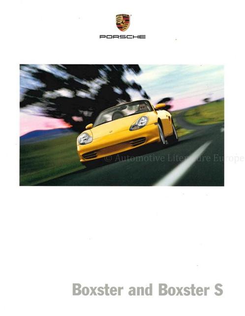 2003 PORSCHE BOXSTER & BOXSTER S BROCHURE ENGELS (USA), Livres, Autos | Brochures & Magazines