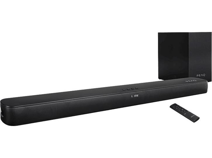 Peaq -  120 2.1 Soundbar Met Subwoofer - Zwart, Audio, Tv en Foto, Luidsprekerboxen, Nieuw, Overige merken, Verzenden