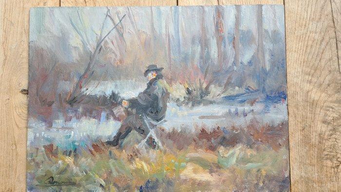 Alexandre Denonne (1879-1953) - Peintre dans la nature, Antiek en Kunst, Kunst | Schilderijen | Klassiek