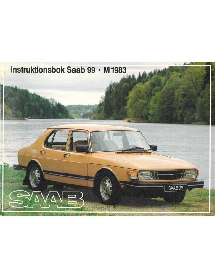 1983 SAAB 99 INSTRUCTIEBOEKJE ZWEEDS, Autos : Divers, Modes d'emploi & Notices d'utilisation