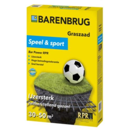 Bar power rpr barenbrug graszaad 1 kg - ijzersterk, Tuin en Terras, Gras en Kunstgras, Nieuw