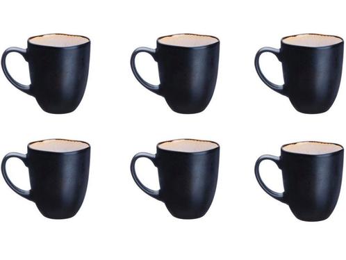 IRIS Mok - Steengoed - 40 cl - Ivoorwit (6 stuks), Huis en Inrichting, Woonaccessoires | Overige, Nieuw, Verzenden