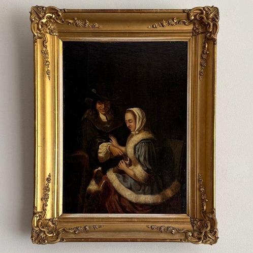 Frans van Mieris de Oude (1653-1681), Suiveur de - Genre, Antiek en Kunst, Kunst | Schilderijen | Klassiek