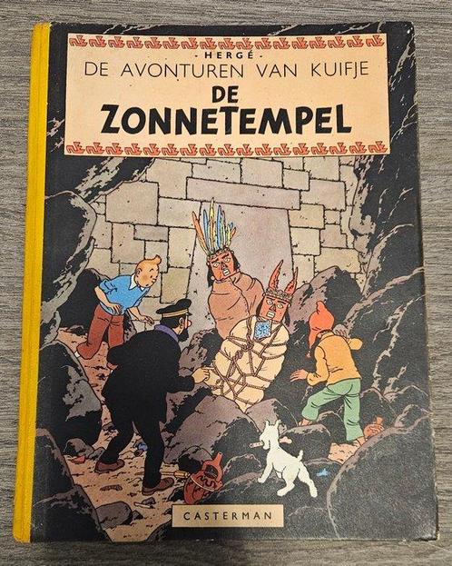 Tintin 14 - De Zonnetempel (A49) - 1 Album - EO - 1949, Livres, BD