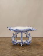 Salontafel - Vurenhout, Multiplex, Hars, Polyurethaan - Blue