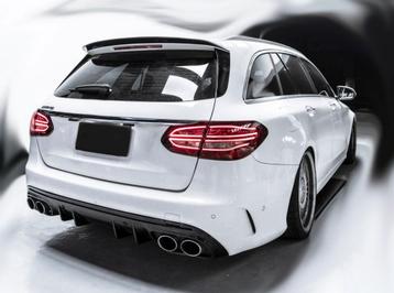 Geschikt voor Mercedes W205 S205 C-Klasse diffuser + uitlaat, Verzenden