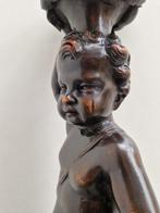 Voetstuk Tafel Canéphore - Bijzettafel - Walnoot, Antiek en Kunst