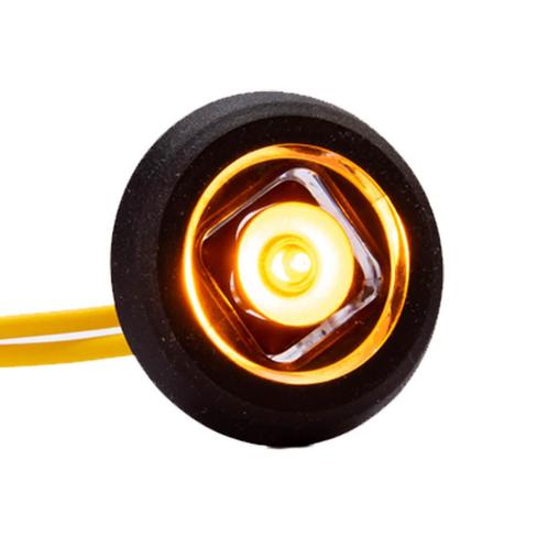 LED markeerlamp rond ORANJE, Auto-onderdelen, Verlichting, Nieuw, Ophalen of Verzenden