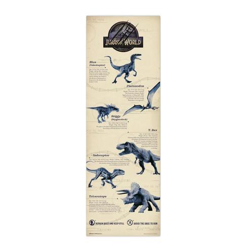 Jurassic World Poster 53 x 158 cm, Verzamelen, Film en Tv, Ophalen of Verzenden