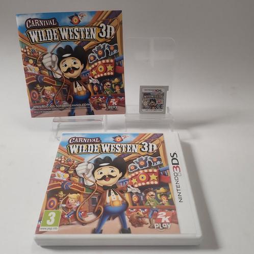 Carnival Wilde Westen 3D Nintendo 3DS, Consoles de jeu & Jeux vidéo, Jeux | Nintendo 2DS & 3DS, Enlèvement ou Envoi