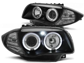 Koplampen dual halo rims BMW 1 E87/E81/82/88 04-11 ANGEL..., Ophalen of Verzenden