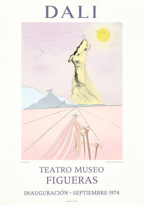 Salvador Dalí (after) - Teatro Museo Figueras - Inauguración, Antiek en Kunst, Kunst | Tekeningen en Fotografie