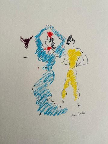 Jean Cocteau (1889-1963) - Flamenco 1961, Antiek en Kunst