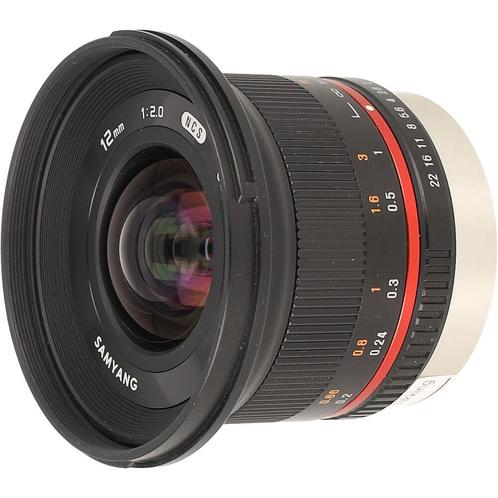Samyang 12mm F/2.0 NCS CS Fujifilm X zwart occasion, TV, Hi-fi & Vidéo, Photo | Lentilles & Objectifs, Envoi