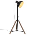 vidaXL Vloerlamp 25 W E27 75x75x90-150 cm zwart, Huis en Inrichting, Verzenden, Nieuw