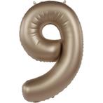 9 Jaar Cijfer Ballon Goud 86cm, Hobby en Vrije tijd, Feestartikelen, Verzenden, Nieuw
