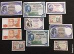 Spanje. - 11 banknotes - various dates  (Zonder, Postzegels en Munten