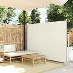 vidaXL Wind-/zonnescherm uittrekbaar 160x300 cm crèmekleurig, Verzenden, Nieuw