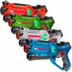 Light Battle Active Lasergame Set - 4 laserguns - 4 kleuren, Kinderen en Baby's, Speelgoed | Buiten | Actiespeelgoed, Nieuw, Ophalen of Verzenden