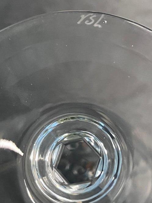 Val Saint Lambert - Wijnglas (5) - Kristal, Antiek en Kunst, Antiek | Glaswerk en Kristal