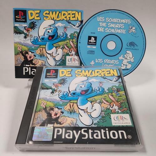 Smurfen Playstation 1, Games en Spelcomputers, Games | Sony PlayStation 1, Zo goed als nieuw, Ophalen of Verzenden