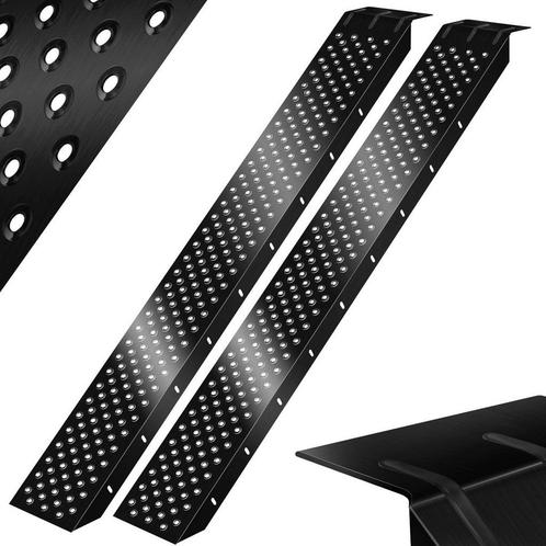 MASKO® 2X Oprijplaat - Antislip - 200kg per plaat - Zwart, Doe-het-zelf en Bouw, Gereedschap | Overige machines, Verzenden