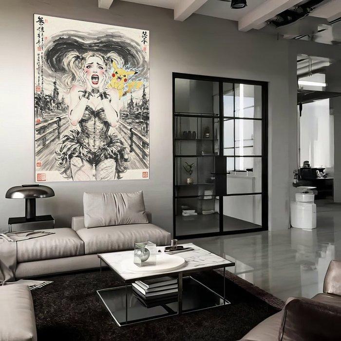 Jacob Hitt - Pikachu with Harley Quinn [XXL], Games en Spelcomputers, Spelcomputers | Overige Accessoires