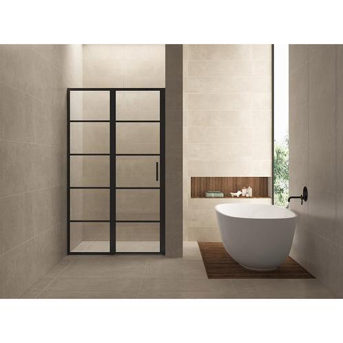 Nisdeur Wiesbaden Horizon met Vast Paneel 80x200 cm 8 mm, Doe-het-zelf en Bouw, Sanitair, Douche, Nieuw, Ophalen of Verzenden