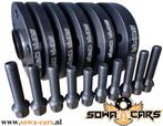 ZWARTE Spacers VW golf R32 GTI R 6 7 8 5x112 Spoorverbreders, Auto diversen, Tuning en Styling, Ophalen of Verzenden