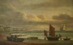 Thomas Luny (1759-1837) - Seashore of Brighton, Antiek en Kunst, Kunst | Schilderijen | Klassiek