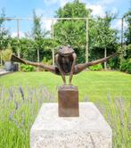 sculptuur, Springende kikker - 28 cm - Brons, Antiek en Kunst
