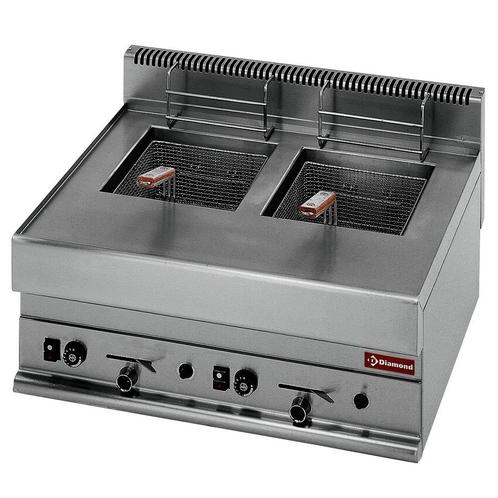Friteuse | OUTLETMODEL | Gas | 8+8L | 90°C/190°C | 12.6kW |, Zakelijke goederen, Horeca | Keukenapparatuur, Nieuw in verpakking