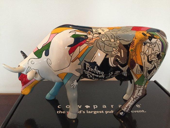 Beeldje - Cow Parade. Cowparade. Picowsos School for the, Antiek en Kunst, Curiosa en Brocante
