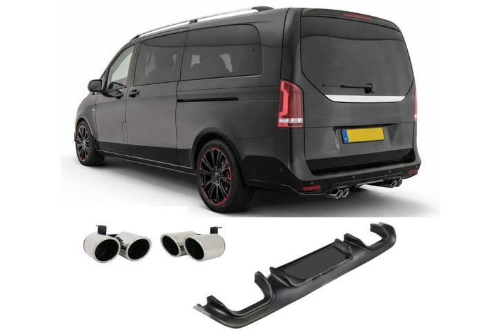 Diffuser | Mercedes-Benz | Vito / V-Klasse | W447 2014-2024, Auto diversen, Tuning en Styling, Verzenden