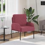 vidaXL bank / zetelen met kussen 55cm Wijnrood Multiplex, Verzenden