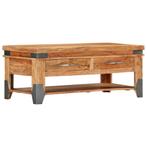 vidaXL Table basse 110x52x45 cm Bois dacacia solide, Maison & Meubles, Tables | Tables de salon, Neuf, Verzenden