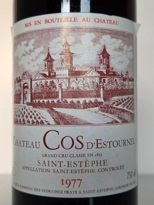 1977 Chateau Cos dEstournel - Saint-Estèphe 2ème Grand Cru, Verzamelen, Wijnen