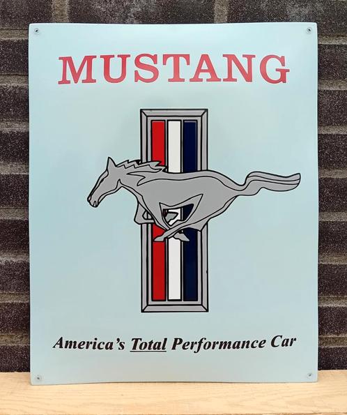 Mustang emaille blauw, Collections, Marques & Objets publicitaires, Envoi