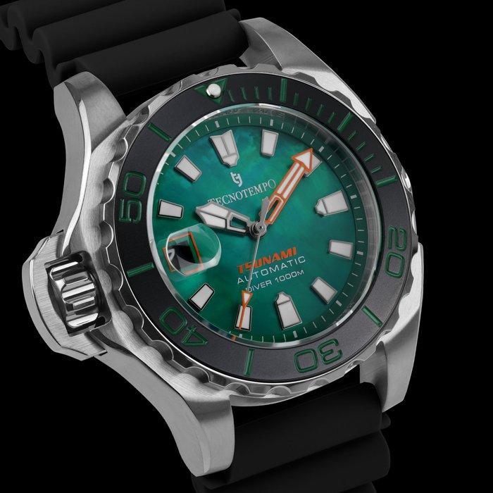 Tecnotempo - Automatic - Professional Diver 1000M Tsunami, Handtassen en Accessoires, Horloges | Heren
