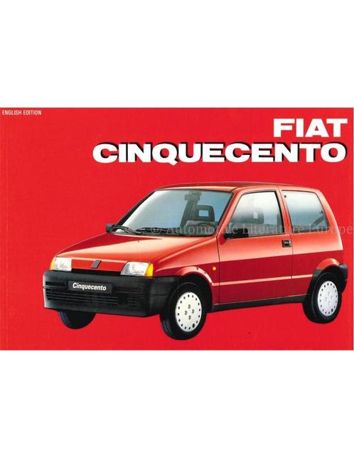FIAT CINQUECENTO, Boeken, Auto's | Boeken