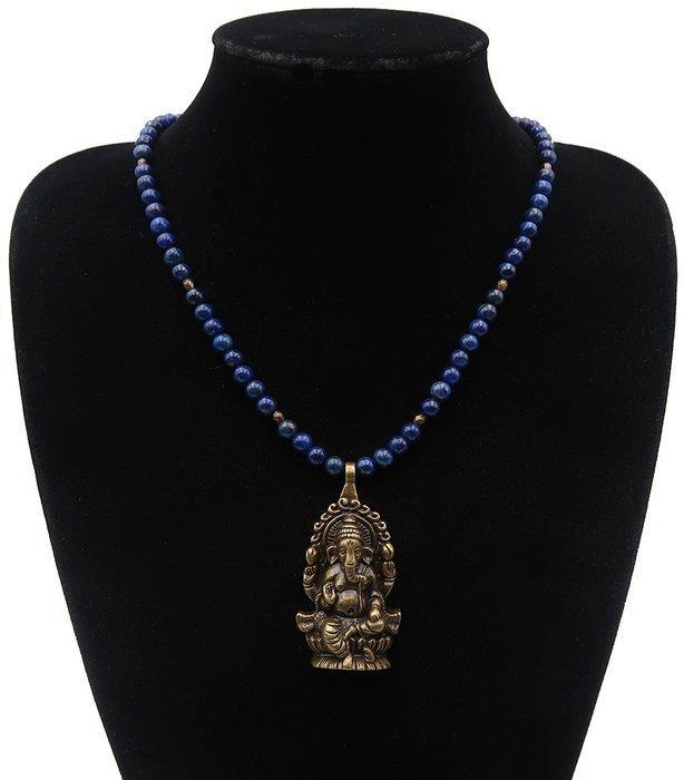 Lapis lazuli - Boeddhistische ketting - God Ganesh -, Antiek en Kunst, Antiek | Boeken en Manuscripten
