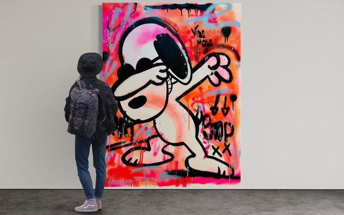 MAxIMO - SNOOPY DAB - CAN’T STOP, Antiek en Kunst, Kunst | Schilderijen | Modern