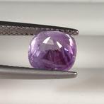 1 pcs Paars Saffier - 3.10 ct - nternational Colored, Nieuw